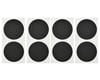 Image 1 for DE Racing Speedway Mud Plug Sticker Disks (Carbon Black) (8)