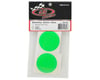 Image 2 for DE Racing Speedway Mud Plug Sticker Disks (Green) (8)