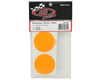 Image 2 for DE Racing Speedway Mud Plug Sticker Disks (Orange) (8)