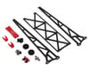 Image 1 for DragRace Concepts 10" Slider Wheelie Bar w/Plastic Wheels (Red)