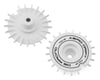 Image 1 for DS Racing Flat Aero Drift Wheel Cover (White) (2) (Drift Element Wheel)