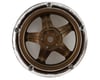 Image 2 for DS Racing Drift Element 5 Spoke Drift Wheels (Bronze & Chrome w/Gold Rivets) (2)