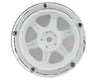 Image 2 for DS Racing Drift Element 6 Spoke Drift Wheels (White & Chrome w/Gold Rivets) (2)