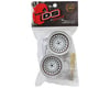 Image 4 for DS Racing Element Mesh Drift Wheels (White w/Chrome Lip & Gold Rivets)