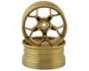 Image 1 for DS Racing Feathery 5Y Drift Wheels (Gold) (2) (8mm Offset) w/12mm Hex