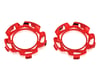 Image 1 for DuraTrax Ripper 2.8" Clip-Lock Wheel Face (Red Chrome) (2)