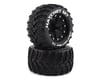 Image 1 for DuraTrax Hatchet 2.8" Mounted Monster Truck Front Tires (Black) (2)
