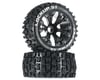 Image 1 for DuraTrax Lockup ST 2.8" 2WD Mounted Front Tires (Black) (2)
