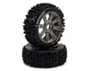 Image 1 for DuraTrax Lockup 1/8 Mounted Buggy Tires (Chrome) (2)