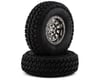Image 1 for DuraTrax Class 1 Scaler CR Pre-Mounted 1.9" Tires (Black/Chrome) (2) (C3)