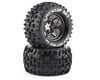 Image 1 for DuraTrax Lockup MT 2.8" Pre-Mounted Monster Truck Tires (Chrome) (2)