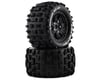 Image 1 for DuraTrax Lockup ST Belted 3.8" Pre-Mounted Truck Tires w/17mm Hex (Black) (2)