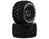 Image 1 for DuraTrax Six Pack ST Belted 3.8" Pre-Mounted Truck Tires w/17mm Hex (Black) (2)