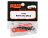 Image 2 for DuBro 4-40 Heavy Duty Ball Link (Red) (2)