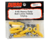 Image 2 for DuBro 4-40 Heavy Duty Ball Link Set (Yellow) (12)