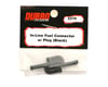 Image 2 for DuBro In-Line Fuel Connector w/Plug (2) (Black)