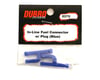 Image 2 for DuBro In-Line Fuel Connector w/Plug (2) (Blue)