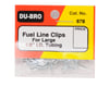Image 2 for DuBro Large Fuel Line Clips (4)