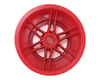Image 2 for Dynamite 12mm Hex Short Course Wheels (Satin Chrome/Red) (2) (SC6/Slash/Blitz)