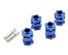 Image 1 for Dynamite Aluminum 17mm Wheel Adapter Set (Blue) (4) (Slash)