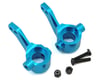 Image 1 for ECX Aluminum Steering Block Set (Blue) (All 1/10 4WD)