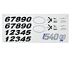 Image 1 for E-flite Edge 540QQ Decal Set