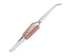 Image 1 for Enkay 6 1/2" Curved Self Closing Insulated Tweezers