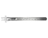 Image 2 for Excel 6" Stainless Steel Ruler w/Pocket Clip Depth Gauge