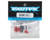 Image 2 for Exotek RB6 Aluminum Shock Post Set (Red)