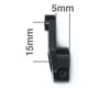 Image 2 for Exotek Aluminum AE HD Servo Horn (Black) (25T - Futaba/Savox/ProTek)