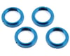 Image 1 for Exotek 12mm Notched Threaded Spring Collar (Blue) (2)