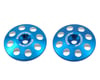 Image 1 for Exotek 22mm 1/8 XL Aluminum Wing Buttons (2) (Blue)