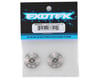 Image 2 for Exotek 22mm 1/8 XL Aluminum Wing Buttons (2) (Gun Metal)