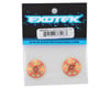 Image 2 for Exotek 22mm 1/8 XL Aluminum Wing Buttons (2) (Orange)