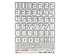 Related: Firebrand RC Numb3Rs 2 Liberty Decal Set (White w/Black Outlines)