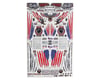 Image 1 for Firebrand RC Americana Decal Set (Red & Blue w/Silver Outlines)