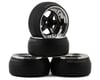 Image 1 for Firebrand RC Element-DSR 1/10 Drift Wheel Kit w/HDPE Tires (Black/Chrome)