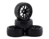 Image 1 for Firebrand RC Hustler RS Pre-Mounted On-Road Tires (4) (Black)
