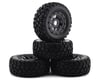 Image 1 for Firebrand RC Rhino HDX 1/8 Pre-Mounted Truck Tires (4) (Black)