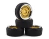 Image 1 for Firebrand RC Crownjewel XDR3 5° Pre-Mounted Slick Drift Tires (4) (Gold)