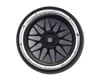 Image 2 for Firebrand RC Darkmatter XDR9 5° Pre-Mounted Slick Drift Tires (4) (Blue/Chrome)
