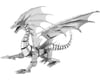 Image 1 for Fascinations Metal Earth Iconx - Silver Dragon