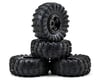 Image 1 for Gmade G-Air 2.2" Beadlock Rock Crawler Wheels w/Tires & Accessories (4) (Black)