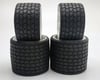 Image 2 for Gravity RC Type12 1/12 Rubber Pre-Mounted Tires Set (White) (Front/Rear)