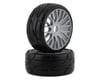 Image 1 for GRP Tires GT - TO3 Revo Belted Pre-Mounted 1/8 Buggy Tires (Silver) (2) (XM2)