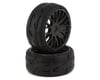 Image 1 for GRP Tires GT - TO3 Revo Belted Pre-Mounted 1/8 Buggy Tires (Black) (2) (XB1)