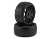 Image 1 for GRP Tires GT - TO4 Slick Belted Pre-Mounted 1/8 Buggy Tires (Black) (2) (XB2)