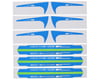 Image 1 for GooSky S2 Tail Boom & Fin Sticker Set (Blue)