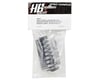 Image 2 for HB Racing 83mm Big Bore Shock Spring (White) (2) (57.9gF)