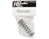 Image 2 for HB Racing 83mm Big Bore Shock Spring (Yellow) (2) (65.7gF)